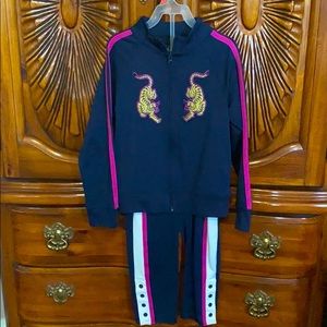 The Children’s Place Girls embellished track suit